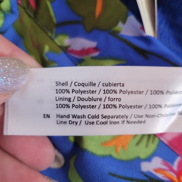 B.O.G. Lottie & Holly Summer Vacation Floral 2 Piece Tank & Skort Size Small - Picture 9 of 13